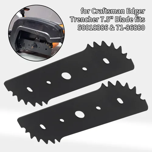 Miniatura 8 de WA0034 - Cuchilla de repuesto eléctrica de 7-1/2 pulgadas para bordeadoras de césped eléctricas Worx WG895 y WG896 - zanjadora, para Craftsman