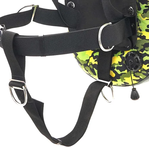 Miniatura 2 de Almencla Tech Dive 2 pulgadas de ancho cómodo buceo correa de entrepierna accesorios - negro ligero