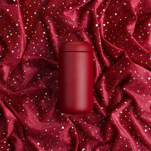 Miniatura 5 de Fellow Carter Move - Taza de viaje de 16 onzas, taza de café de viaje de acero inoxidable con aislamiento al vacío, vaso de café con interior de Rojo