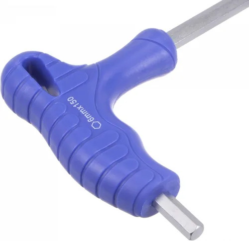 Miniatura 5 de uxcell Llave hexagonal de extremo de bola de 0.236 in, llave inglesa con mango en T, acero métrico CR-V, 2
