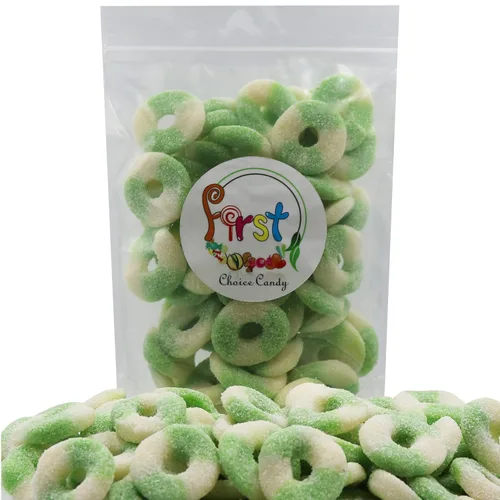 Miniatura 27 de FirstChoiceCandy Anillos de goma (mini fresa agria, 2 libras (paquete de 1))