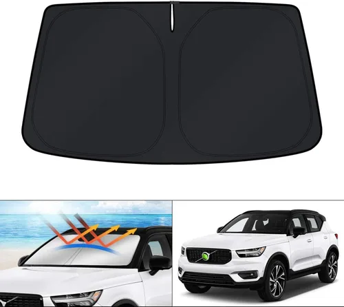 Miniatura 151 de KUST - Parasol plegable para parabrisas para Ford Ranger, accesorios 2019-2025 2026, parasol personalizado para ventana, protector solar plegable