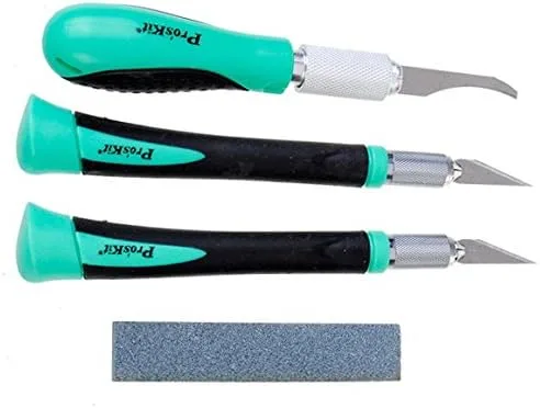 Miniatura 2 de Proskit - Cuchillo multifuncional para carpintería, juego de herramientas para tallar Pd-395a