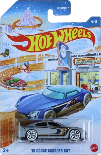 Miniatura 5 de Hot Wheels Paquete completo de 5 vehículos fundidos a presión para vacaciones de invierno 2021