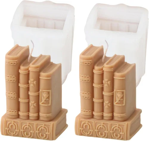Miniatura 9 de Moldes de silicona para velas (paquete de 2 velas de erizo)