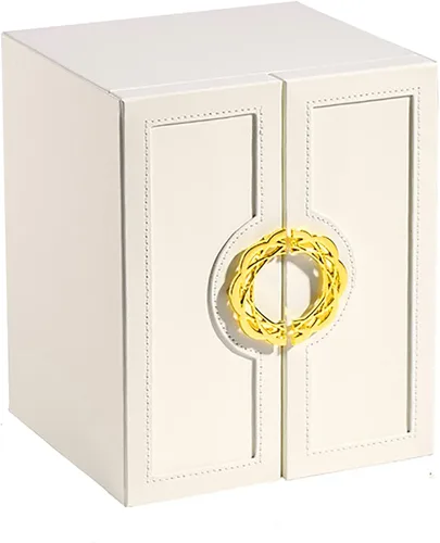 AOSIFIEL Joyeros organizadoresestuche grande de pie con 5 cajones, regalo para mujeres, adolescentes, niñas, niños, gran joyeríasoporte de cuero