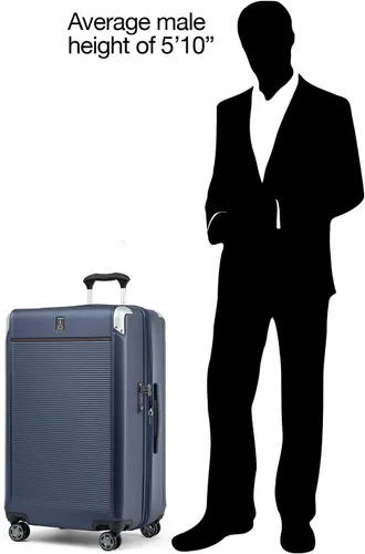 Miniatura 6 de Travelpro Platinum Elite Hardside - Maleta de policarbonato con cierre TSA, Azul Marino(True Navy Blue), Platinum Elite Hardside - Maleta