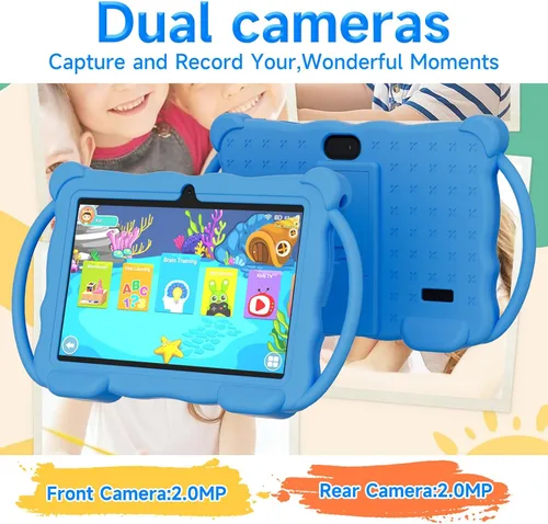 Miniatura 5 de Tableta para Niños de 7 Pulgadas Android 14.0 para Niños Pequeños, 4GB RAM 32GB ROM Bluetooth Pantalla IPS Google Play YouTube Control Parental