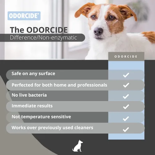 Miniatura 3 de Odorcide Odormed - Concentrado eliminador de olores - Eliminador de olores para mascotas para olores fuertes en pisos, paredes, jaulas y más