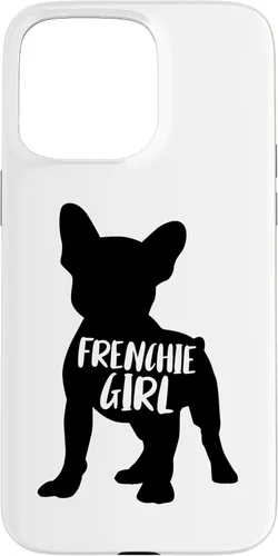 Miniatura 31 de Funda para iPhone 17 con diseño de bulldog francés con diseño divertido de Frenchie Girl