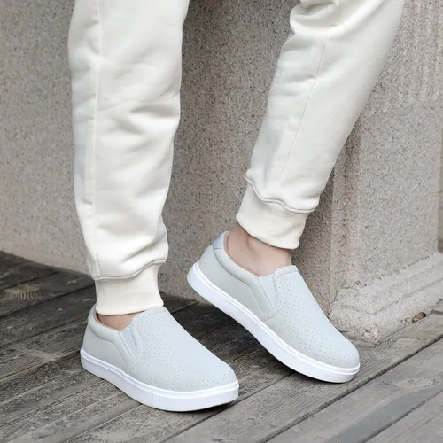 Miniatura 8 de STQ Zapatos sin cordones para mujer, cómodos mocasines de otoño, zapatos deportivos casuales de negocios suaves