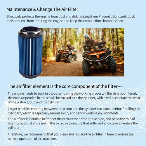 Miniatura 6 de 7080595 Filtro de aire 7082101 para Polaris Sportsman 335 400 500 550 570 600 700 800 850 XP Magnum 325 Scrambler Ranger Trail Boss blazer Worker