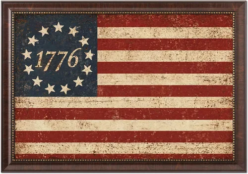 Miniatura 45 de DECORARTS - Arte de pared rústico de la bandera del estado de Arizona, fabricado en Estados Unidos, impresión de lienzo giclée de archivo, lienzo