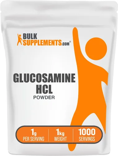 Miniatura 7 de BulkSupplements. com Glucosamina HCl Powder - Suplemento de glucosamina, suplemento de apoyo para las articulaciones, sin gluten, 0.04 oz por