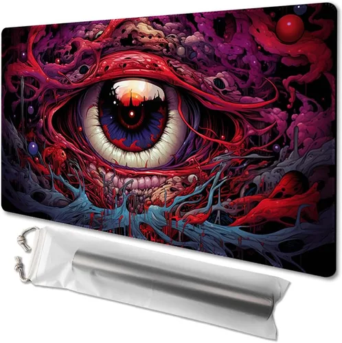 Miniatura 9 de MTG - Tapete de juego de 24 x 14 pulgadas, bolsas de almacenamiento antideslizantes, ideal para entusiastas de los juegos de cartas, alfombrilla