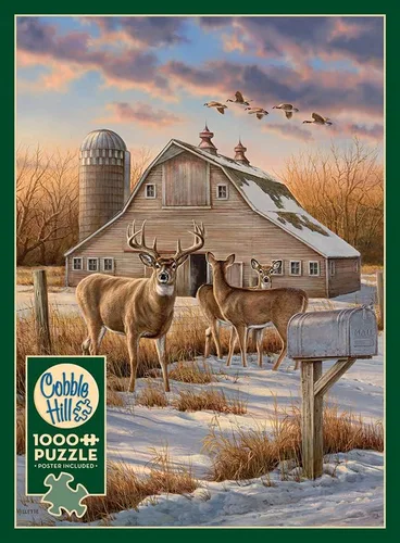 Miniatura 5 de Cobble Hill - Rompecabezas de 1000 piezas, ruta rural, póster de muestra incluido