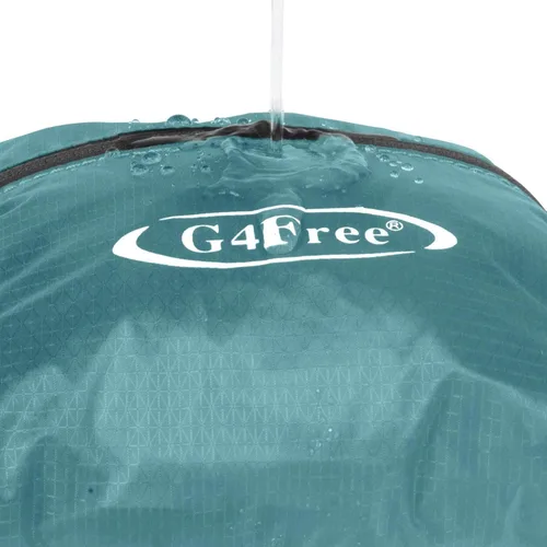 Miniatura 6 de G4Free Ultra Ligero plegable Mochila Senderismo bolsa de diario, práctico plegable camping al aire libre mochila verde azulado (A-teal)
