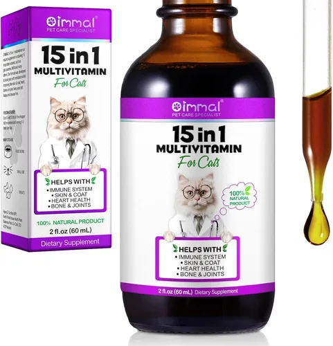 Miniatura 11 de Antibióticos para gatos, antibióticos para inyecciones para gatos, antibiótico natural para gatos para alivio inmune y de alergias, alivio