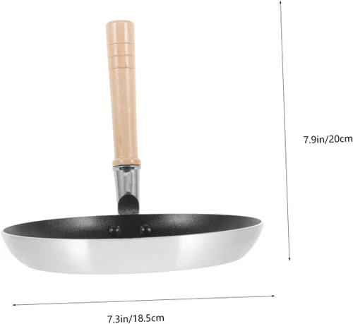 Miniatura 2 de GANAZONO Sartén de huevo japonés, sartén antiadherente para cocina, mini sartén de metal