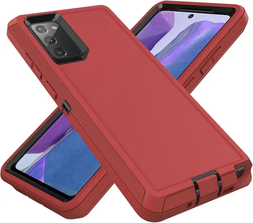 Miniatura 9 de Funda para Samsung Galaxy Note 20 (no para Note 20 Ultra), resistente funda protectora a prueba de polvo, a prueba de golpes, protección contra Negro