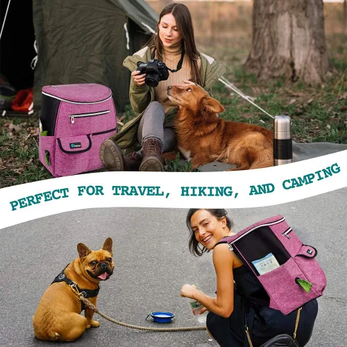 Miniatura 6 de PetAmi - Bolsa de viaje para perros con mochila, bolsas para perros aprobadas por aerolíneas para viajar, bolsa de pañales para cachorros