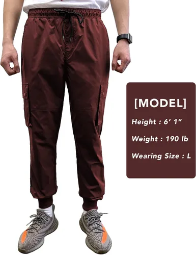 Miniatura 7 de Southpole Men's Basic Active Cargo Jogger Pants, Fleece & Tech Woven Nylon