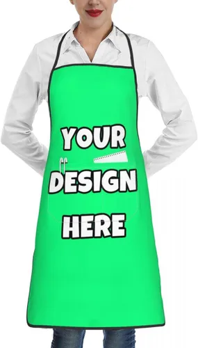 Miniatura 63 de Delantal personalizado con logotipo de imagen, nombre de texto, delantales de cocina personalizados para chef para hombres y mujeres