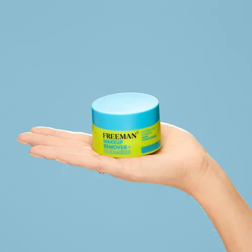 Miniatura 9 de Freeman Removedor de maquillaje + bálsamo limpiador, bálsamo removedor de maquillaje hidratante y nutritivo, aceite de coco y vitamina E, elimina