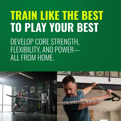 Miniatura 4 de GolfForever Swing Trainer – Golf Fitness & Training System for Strength, Flexibility & Swing Power – Includes Membership & Premium Training Bar for