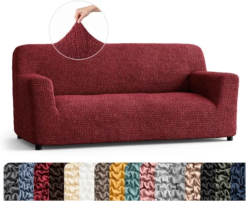 Miniatura 48 de Fundas elásticas de sofá prémium para sofá, funda para silla, lavable, apta para perros y mascotas, fundas elásticas de poliéster para sofá biplaza