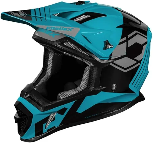 Miniatura 8 de Castle X CX200 - Casco de moto Sector (Negro - Pequeño)