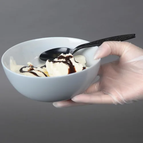Miniatura 8 de Daxwell cuchara de té pesada, de tamaño completo, plástico negro, Negro, 1000