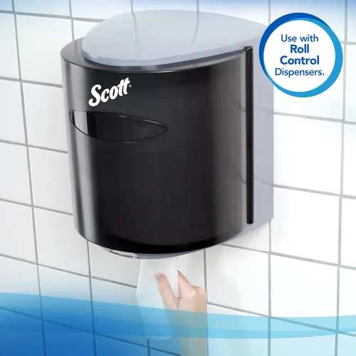 Miniatura 5 de Scott Professional Essential - Toallas de papel de extracción central, a granel (01032), bolsillos de absorción de secado rápido, blanco, perforadas