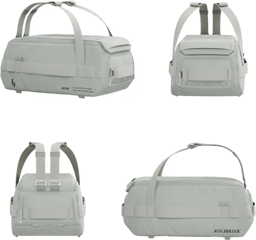 Miniatura 2 de Blackbriar Range Duffel - Mochila convertible de 30 litros color gris cactus, con acceso magnético patentado, partición modular en S, garaje