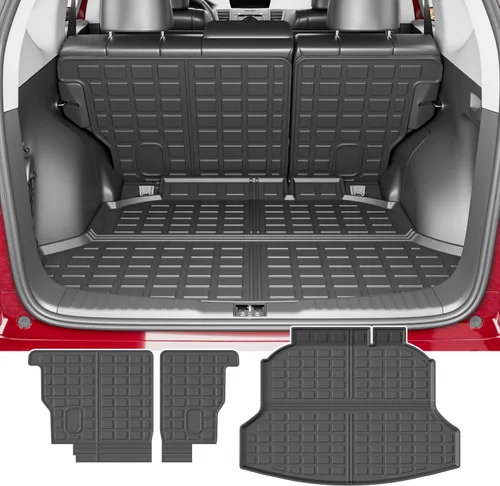 Miniatura 18 de Alfombrilla de maletero powoq Compatible con Honda CRV 2017-2022, alfombrilla de carga para todo clima, reemplazo para accesorios Honda CRV