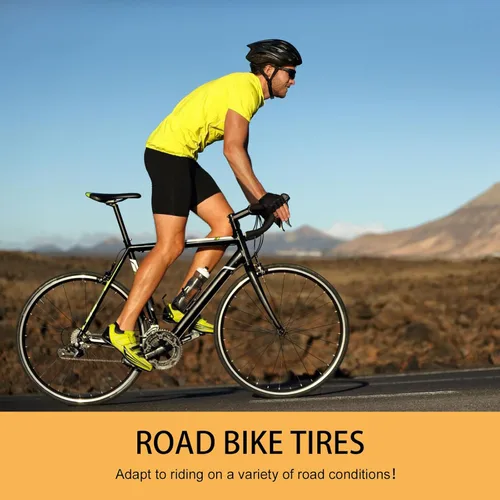 Miniatura 7 de Hycline Neumático de repuesto para bicicleta de carretera: 700x25C/700x28C/700Cx35C Neumáticos de bicicleta plegables de alto rendimiento
