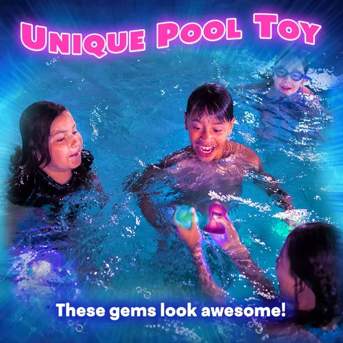 Miniatura 4 de Dive Diamonds - Juguetes de buceo y juguetes de piscina iluminados para niños Edades de 4 a 8 años, 1 a 8 jugadores Juguetes de piscina que