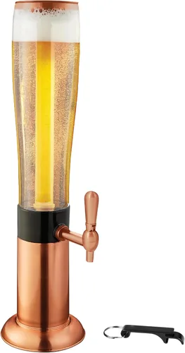 Hammer + Axe Dispensador de bebidas – Dispensador de bebidas de fiesta de 88 onzas con tubo de hielo y grifo, fuente de bebidas para cerveza, agua,