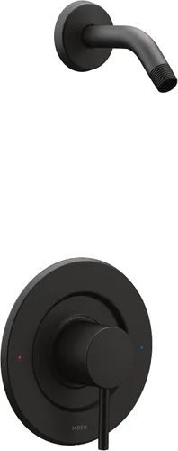Miniatura 2 de Moen Align T2192NHBL - Kit de molduras de ducha Posi-Temp de equilibrio de presión, color negro mate, sin cabezal de ducha, requiere válvula