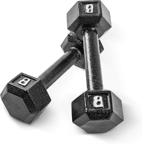 Miniatura 65 de CAP Barbell Mancuerna hexagonal de hierro fundido Múltiples opciones