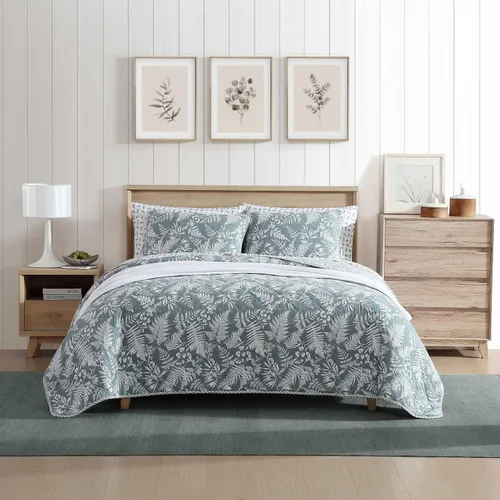 Miniatura 20 de Eddie Bauer - Juego de edredón twin, ropa de cama de algodón naturalmente suave con una sensación ligera para comodidad durante todo el año