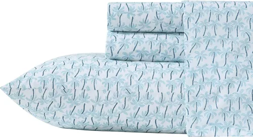 Miniatura 138 de Tommy Bahama - Juego de sábanas tamaño King, ropa de cama de percal 100% algodón con una sensación crujiente y fresca, sábanas con sábana bajera
