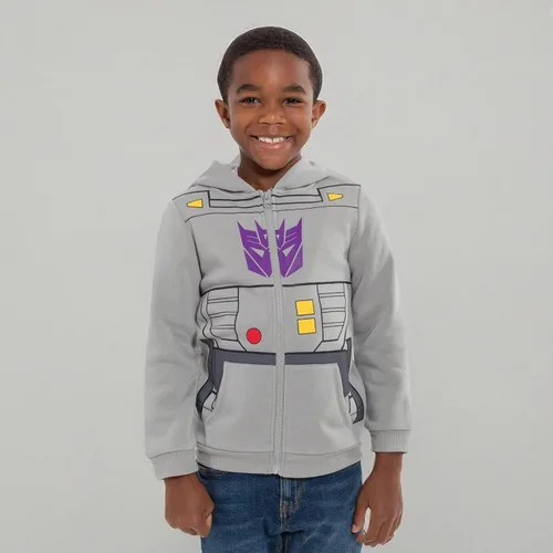 Miniatura 7 de Transformers Megatron Bumblebee - Sudadera con capucha de forro polar con cremallera para niños pequeños y grandes