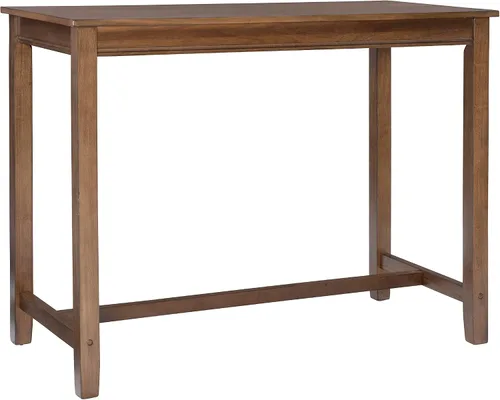Miniatura 17 de Linon Claridge - Mesa de bar negra de 36 pulgadas de altura