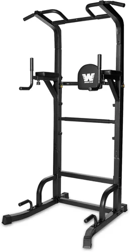 BARWING Power Tower - Estación de barra de dominadas de altura ajustable para gimnasio en casa, equipo de entrenamiento de fuerza, 550 libras