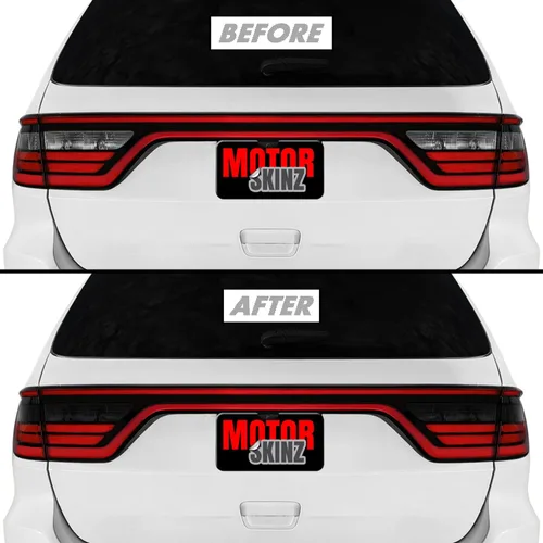 Miniatura 15 de SlickMod Tinte de humo de vinilo precortado para luz trasera Dodge Durango 2014-2023 (20% humo oscuro, 4. luz trasera interior)