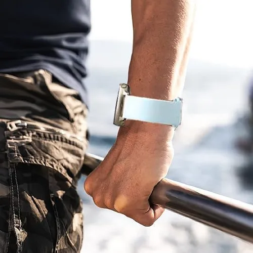 Miniatura 7 de AR-01 - Correas de reloj inteligente, correas ajustables de silicona suave compatibles con Fitpolo AR-01, Aeac AR-01 Smartwatch (paquete de 5)