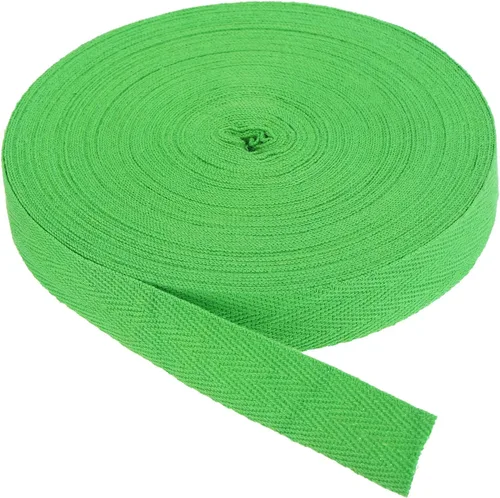 Miniatura 66 de PATIKIL Cinta de sarga de algodón de 1 pulgada, 50 yardas, cinta de algodón, cinta de encuadernación al bies, cinta de espiga para costura, Verde