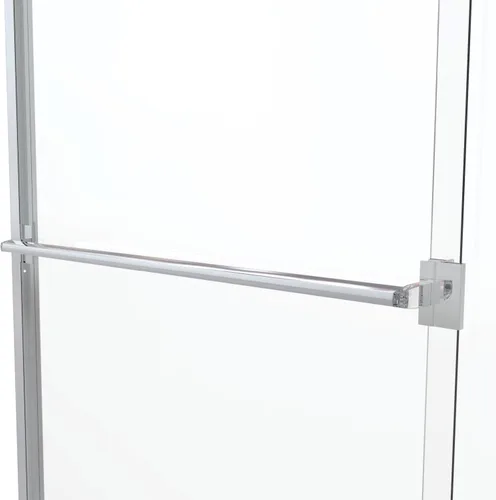 Miniatura 4 de Basco Classic, puerta de vidrio deslizante, sin marco, de 40 pulgadas a 44 pulgadas, vidrio de 3/16 pulgadas, 70 pulgadas de alto 3500-44, Plateado