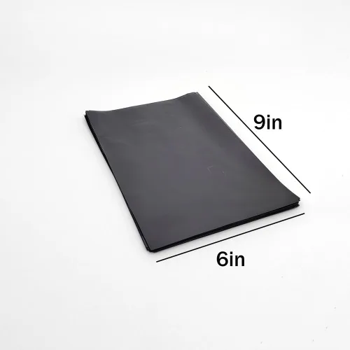 Miniatura 2 de Bolsas de celofán transparentes para caramelos y galletas de YESON, bolsas de plástico negras de 15.2 x 22.8 cm, paquete de 50 23x14-Negro